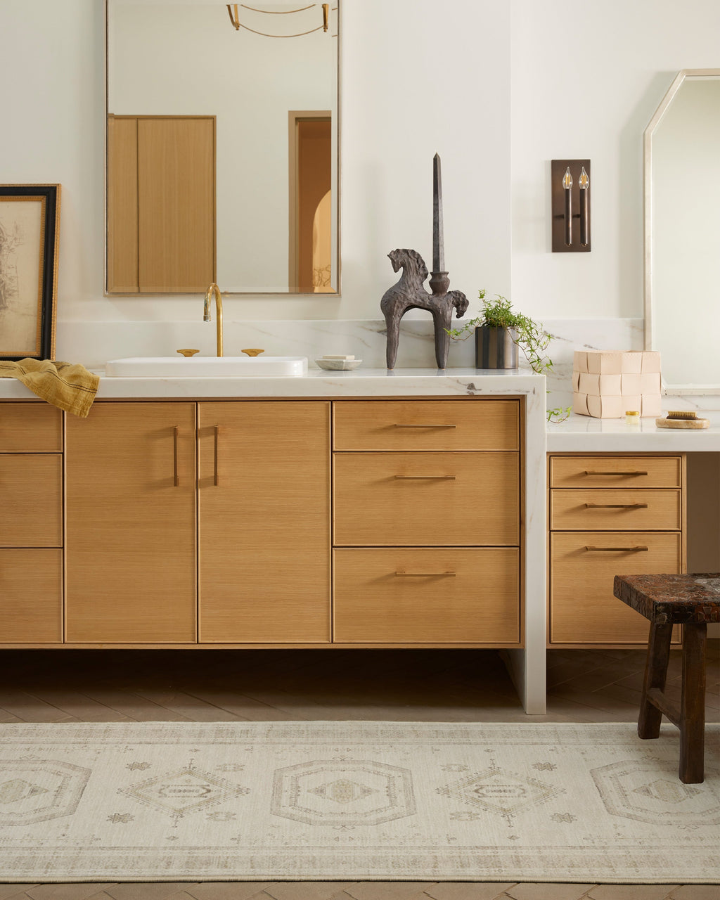 Shira Ivory & Natural Flatwoven Rug