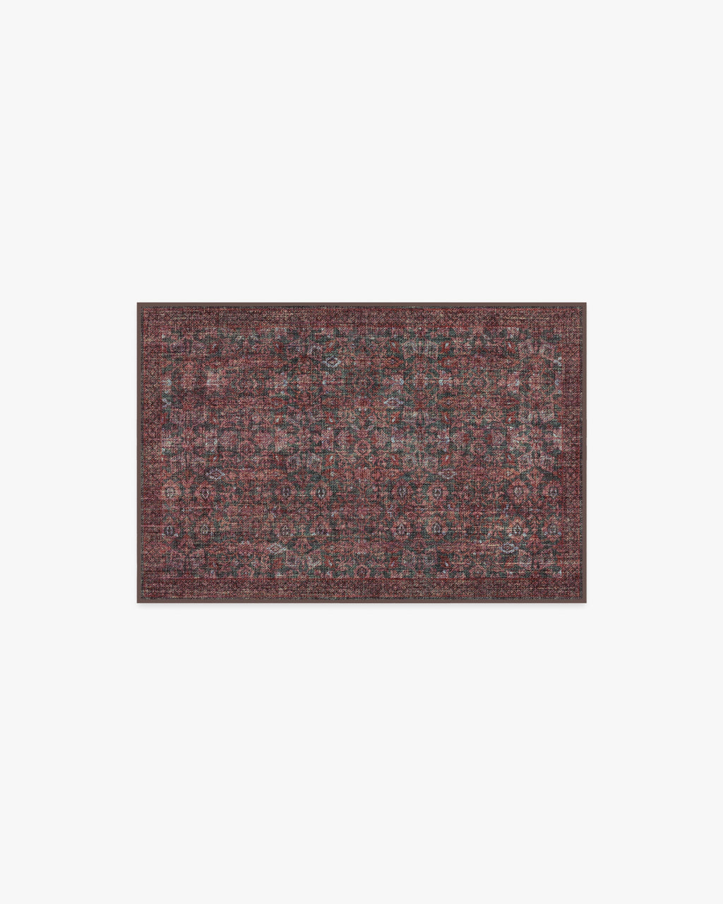 Sierra Charcoal & Burgundy Rug