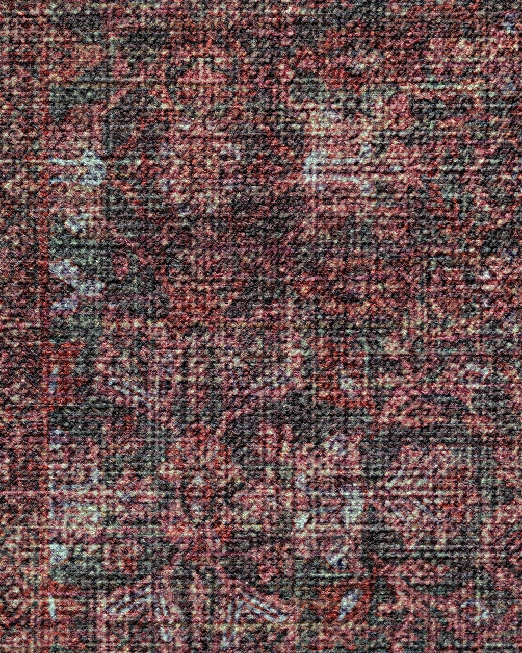 Sierra Charcoal & Burgundy Rug