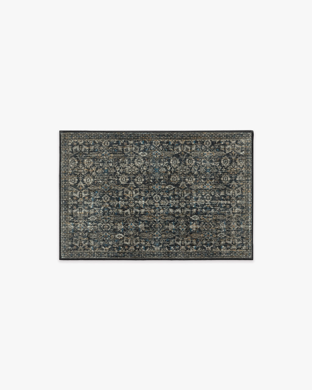 Sierra Soft Black Flatwoven Rug