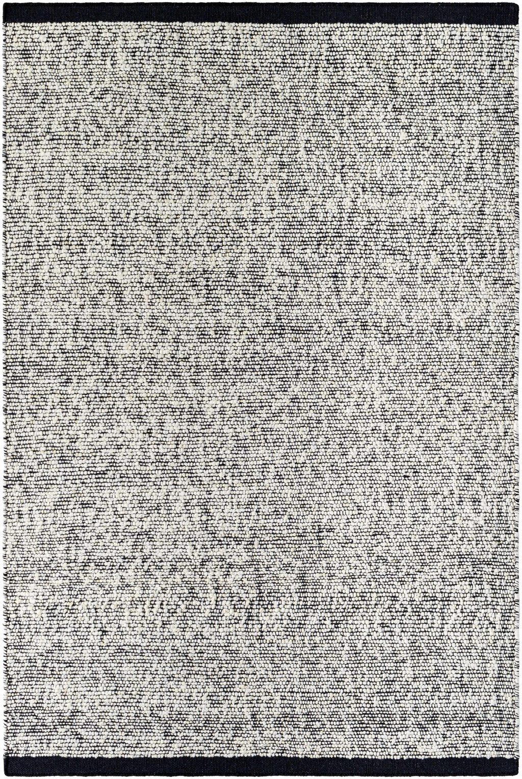 Nenet Black Hand Woven Area Rug - Clearance