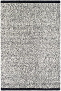 Nenet Black Hand Woven Area Rug - Clearance