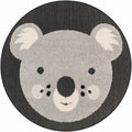 Kids Koala Animal Print Nursery Outdoor Area Rug - Clearance
