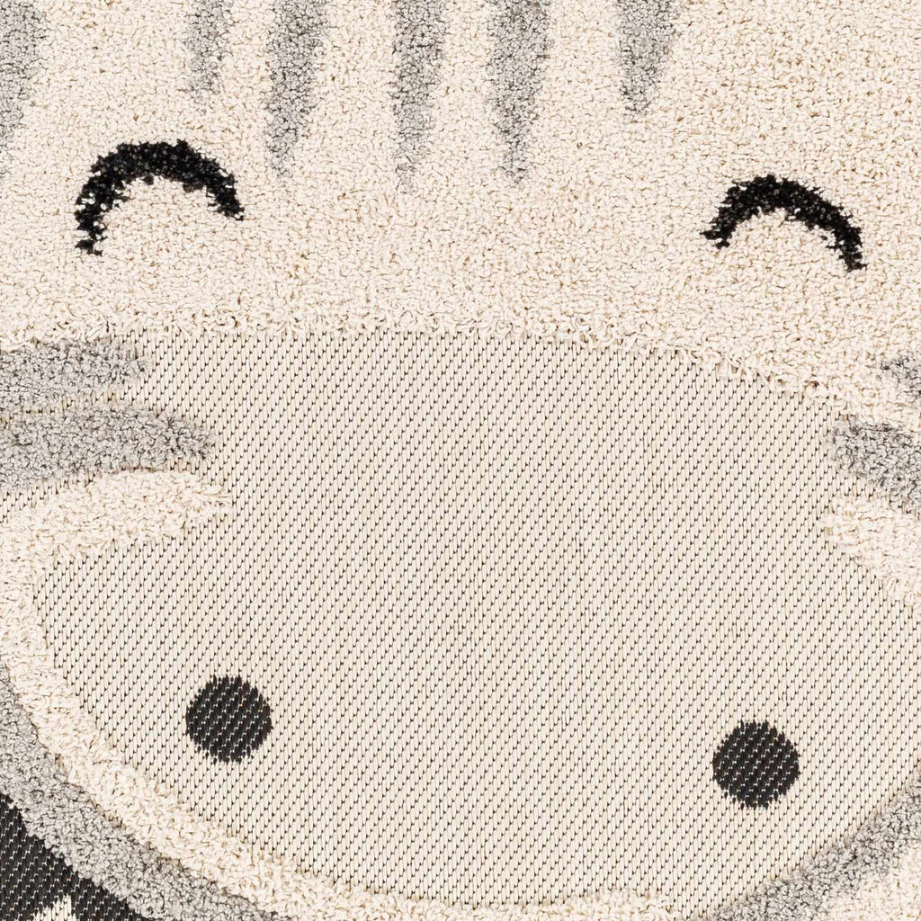 Kids Giraffe Bowtie Animal Print Nursery Outdoor Area Rug - Clearance