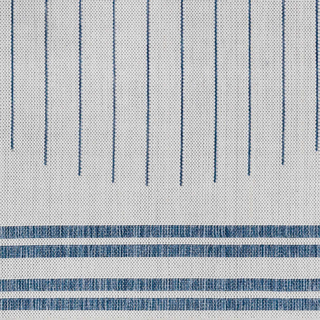 Aviya Blue & Gray Outdoor Area Rug - Clearance