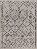 Elyes Gray Washable Area Rug - Clearance