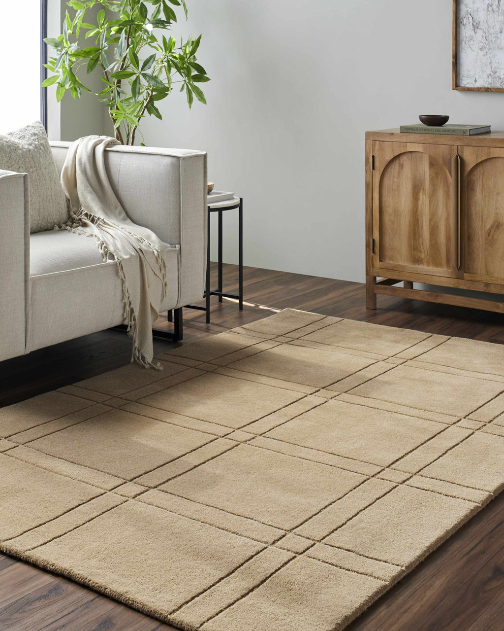 Sixto Tan Area Rug