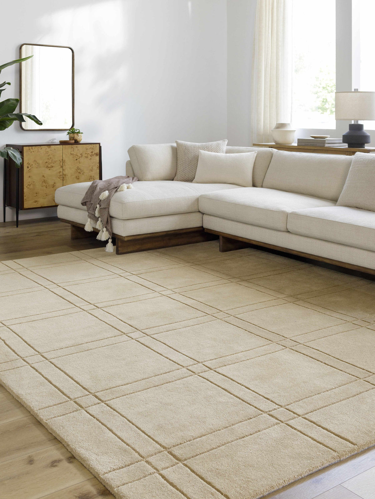 Sixto Tan Area Rug