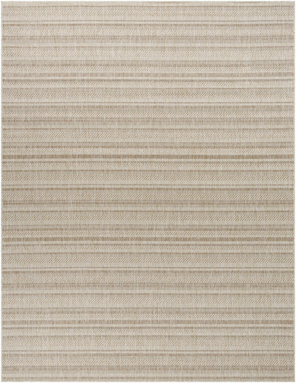 Sultanhisar Striped Nordic Outdoor Rug