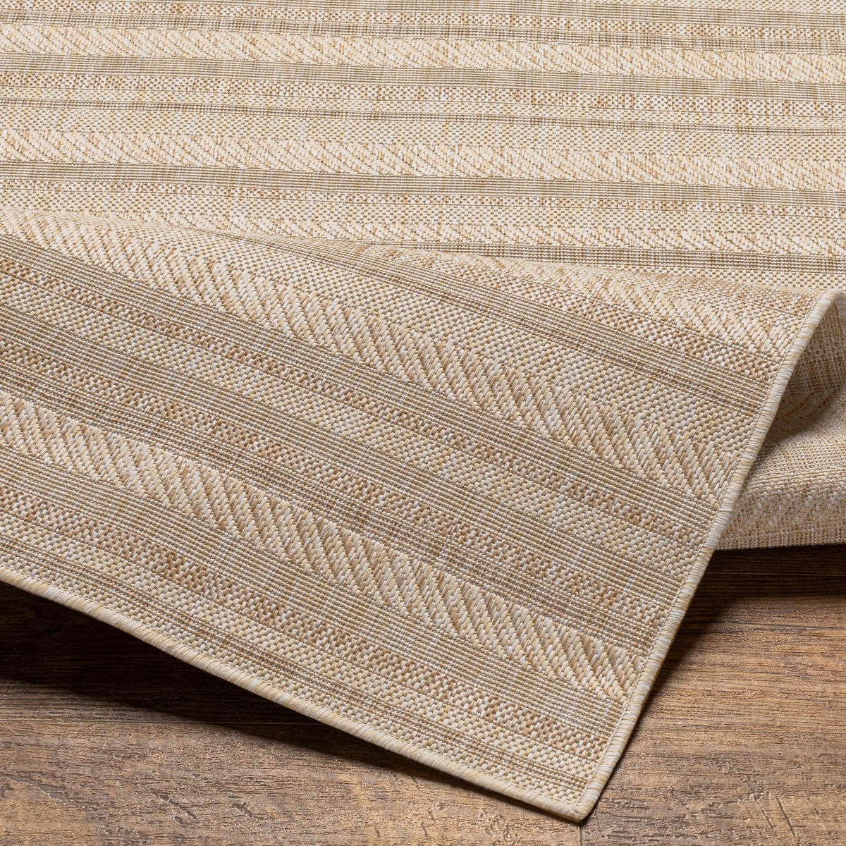 Sultanhisar Striped Nordic Outdoor Rug