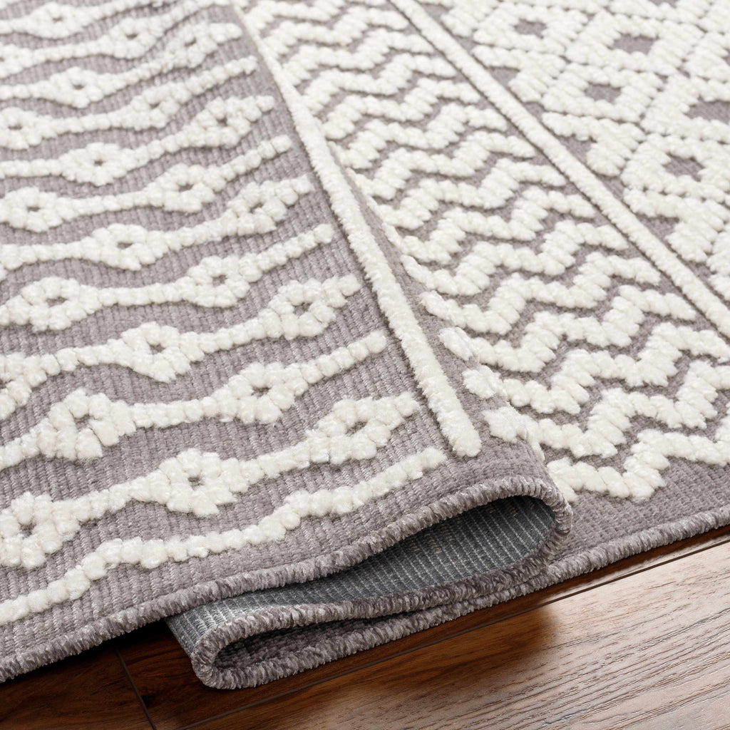 Drago Gray 3D Area Rug - Clearance