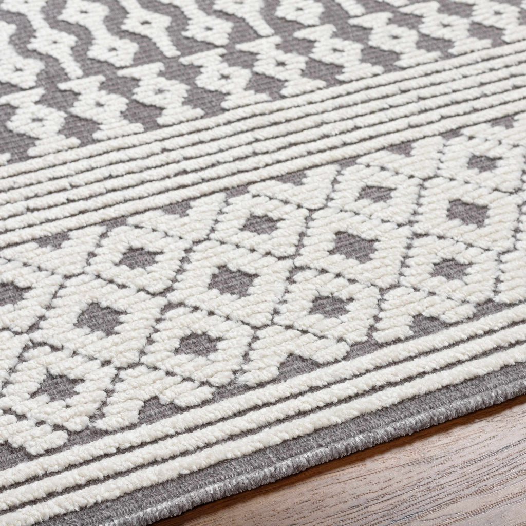 Drago Gray 3D Area Rug - Clearance