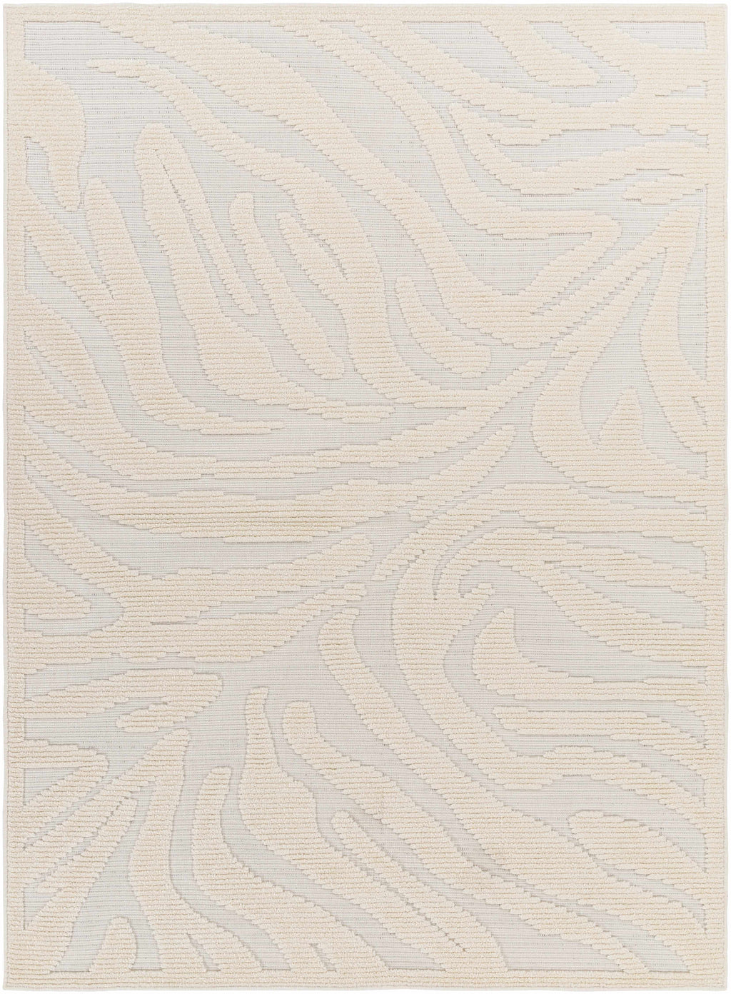 Keto Cream 3D Zebra Rug - Clearance