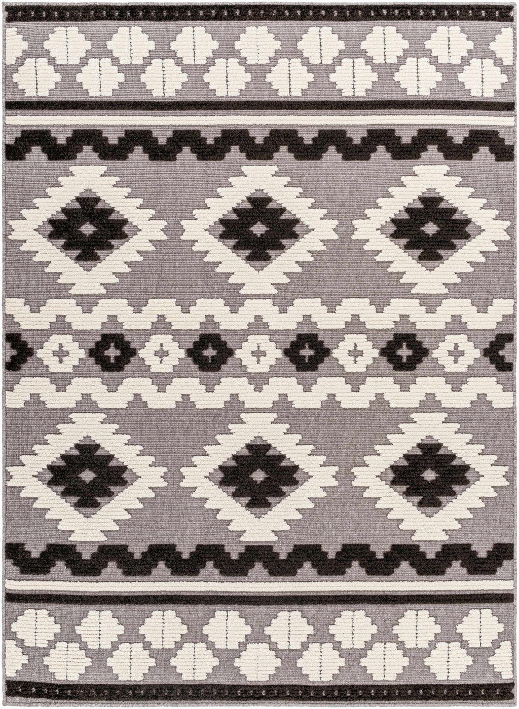 Noki Washable Textured Southwestern Rug - Clearance
