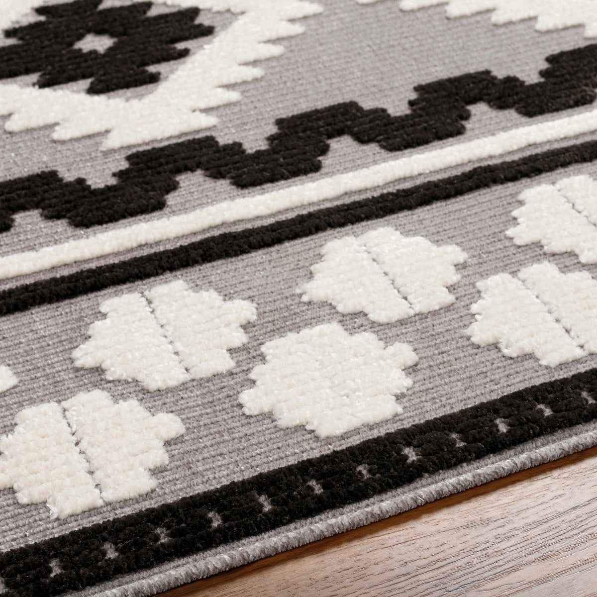 Noki Washable Textured Southwestern Rug - Clearance