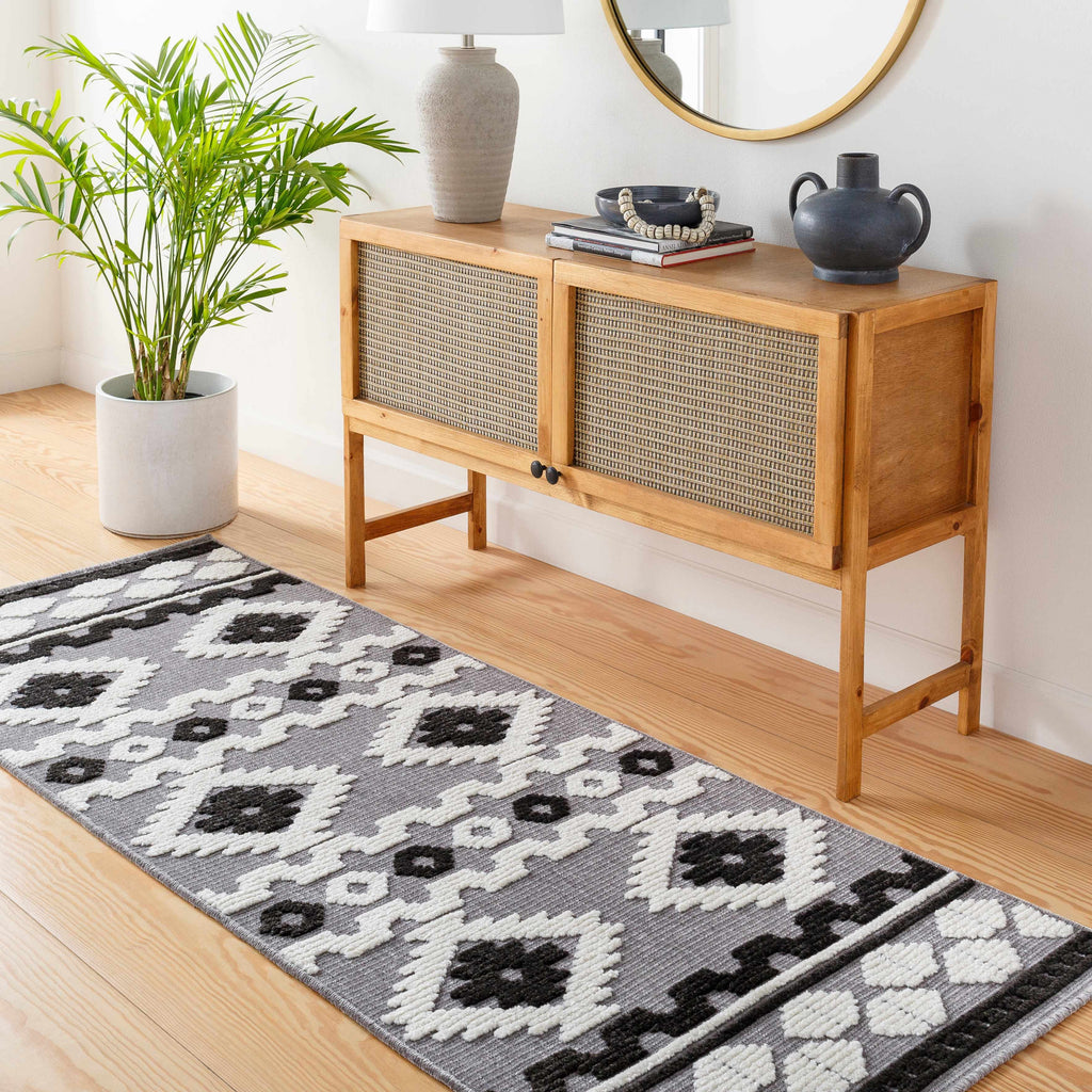 Noki Washable Textured Southwestern Rug - Clearance