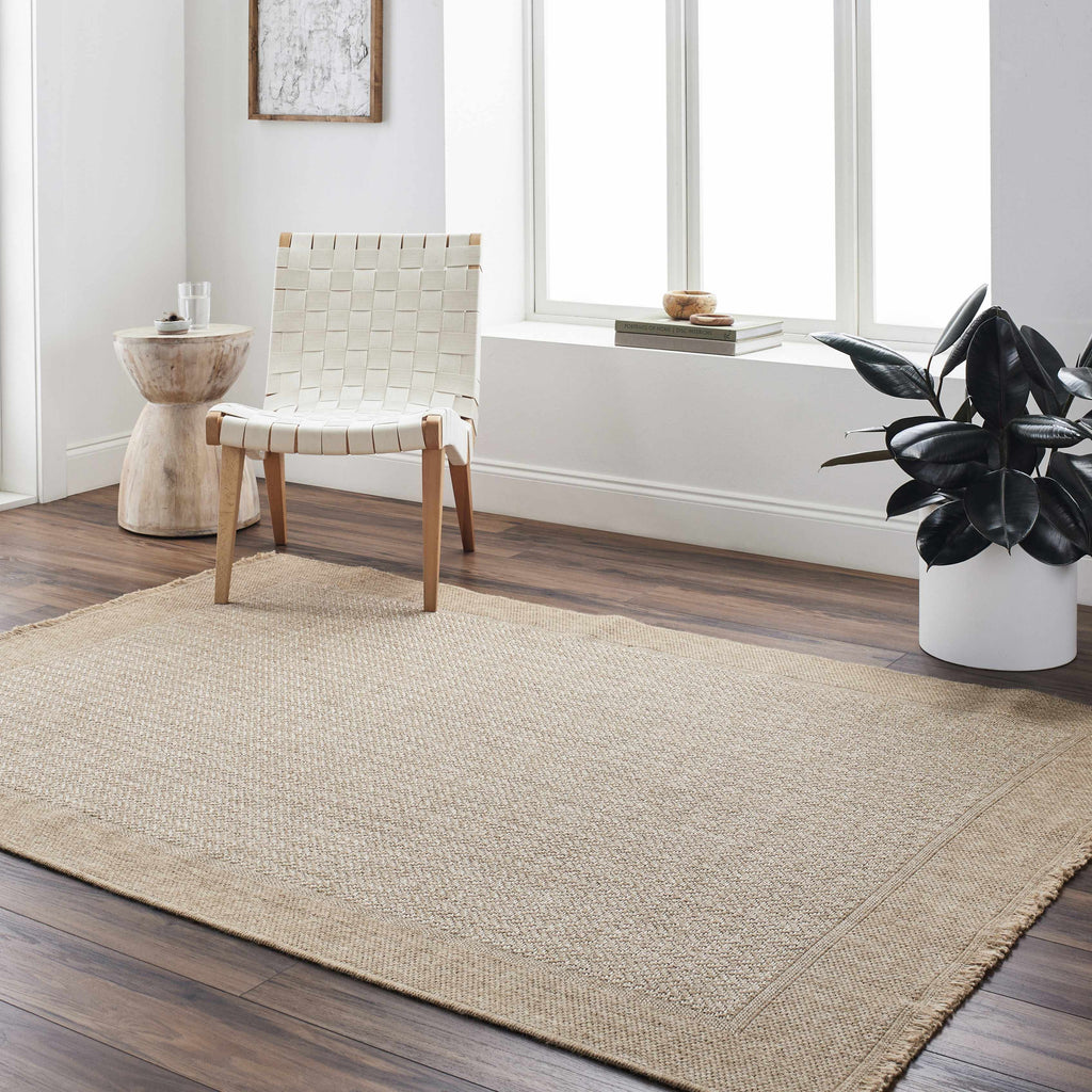 Endre Bone Indoor & Outdoor Area Rug