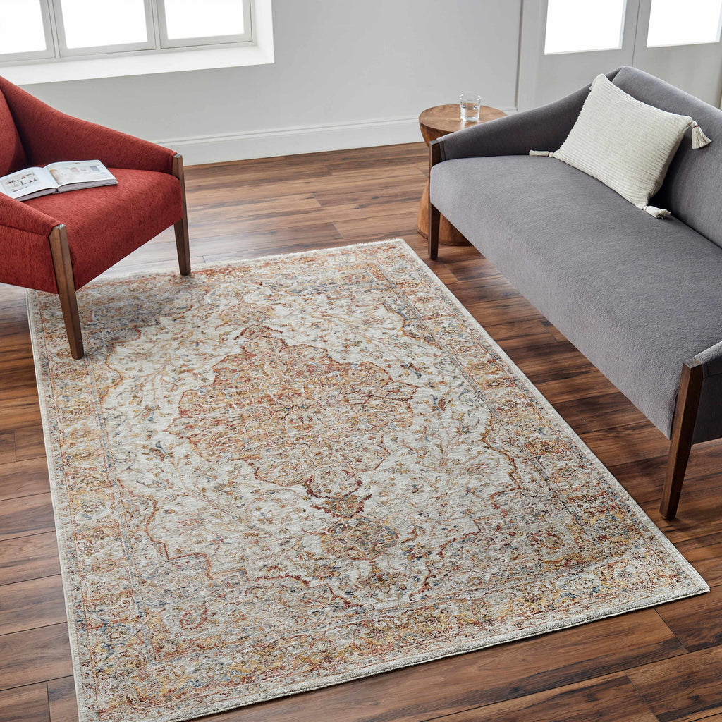 Aman Beige Area Rug - Clearance