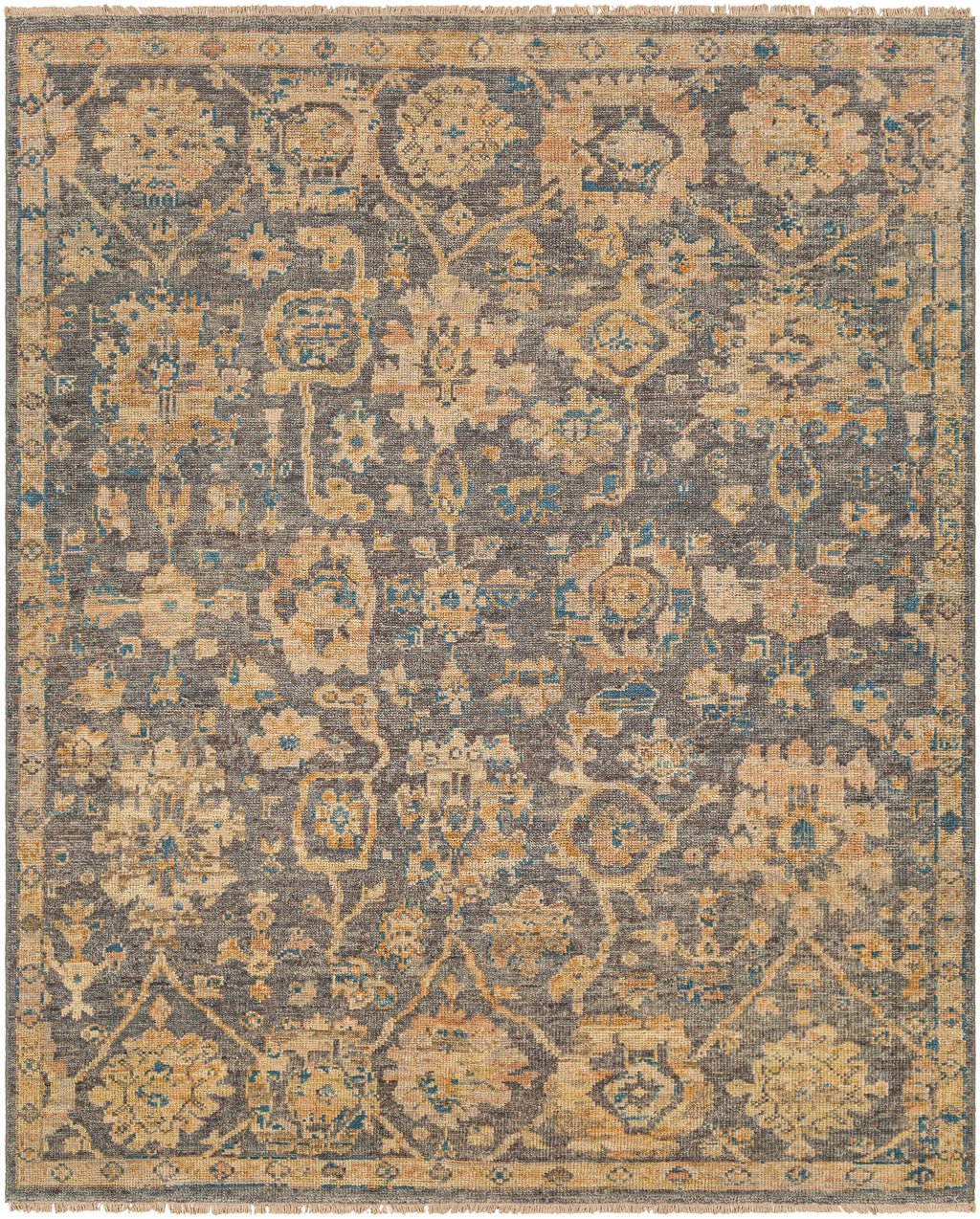 Beige Gray Amazu Area Rug - Clearance