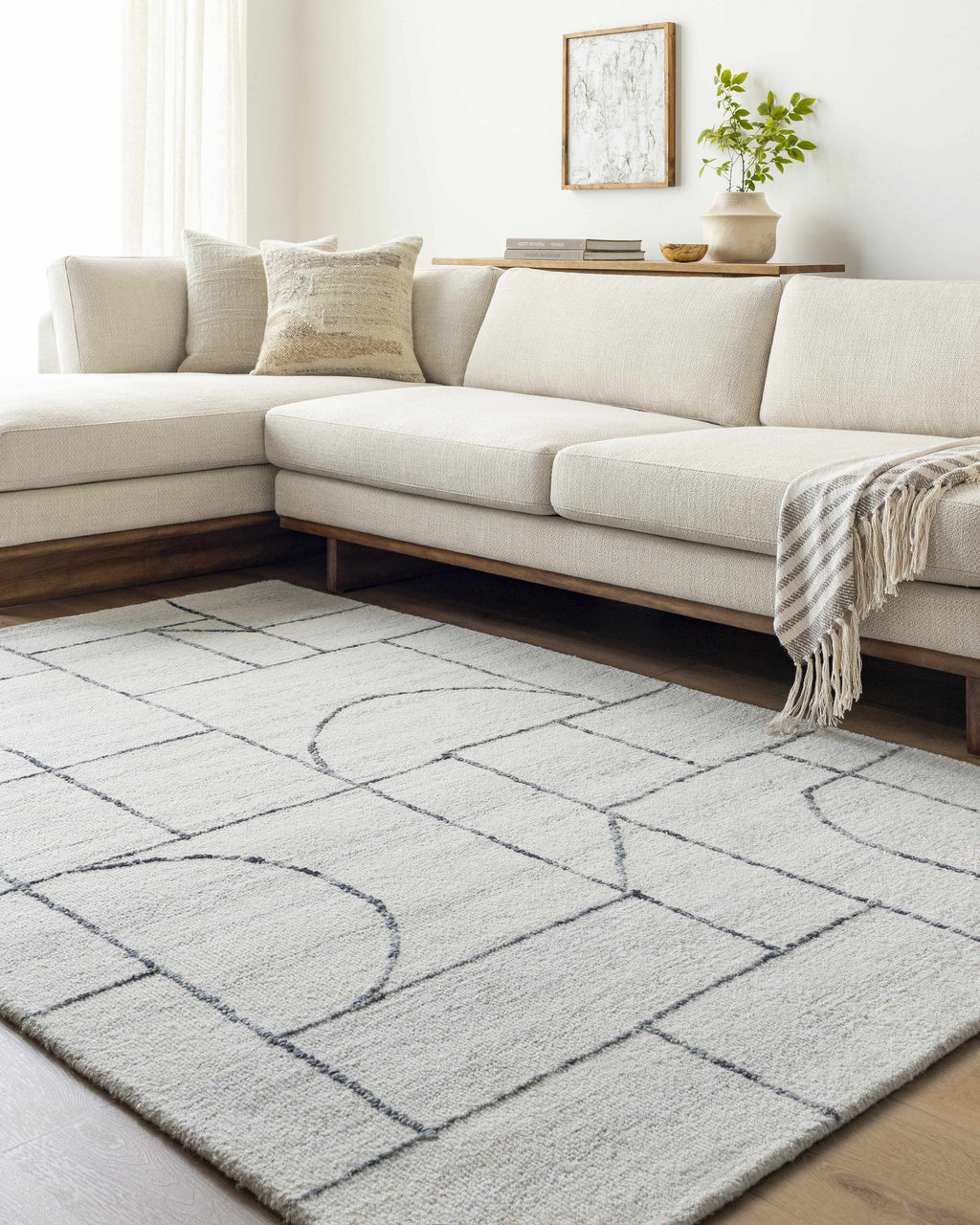 Sanaz Charcoal Area Rug - Clearance