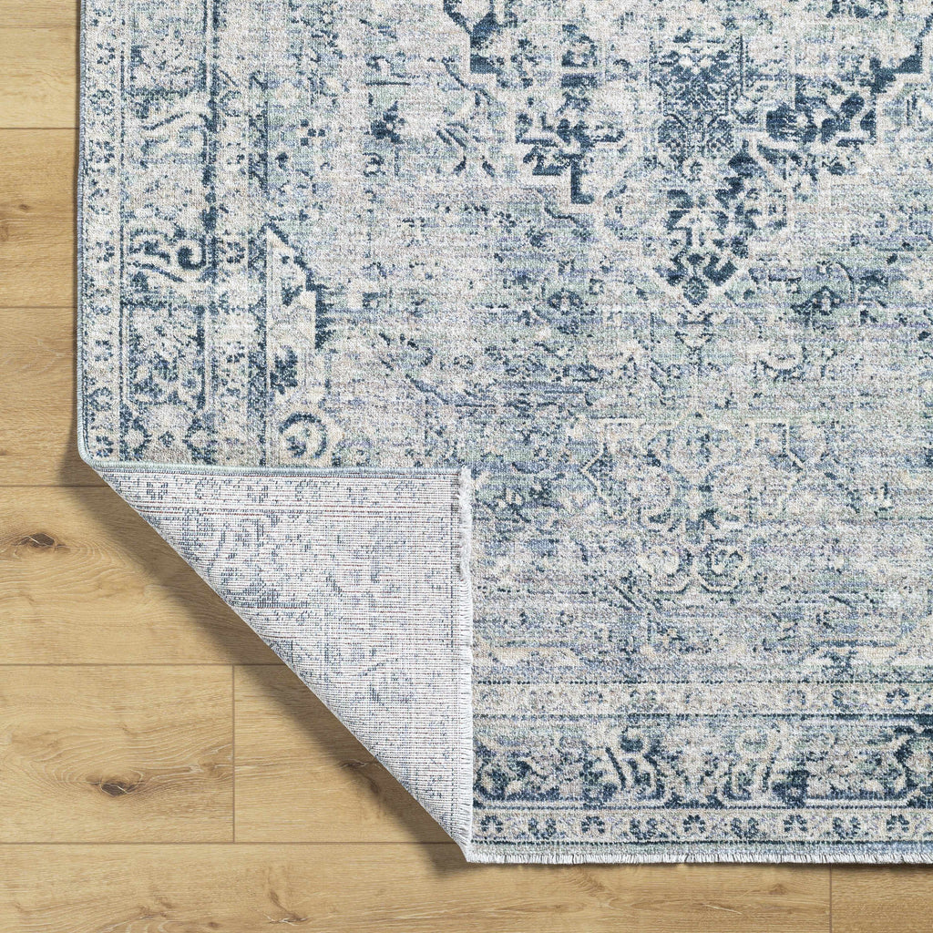 Jemma Blue Medallion Area Rug - Clearance