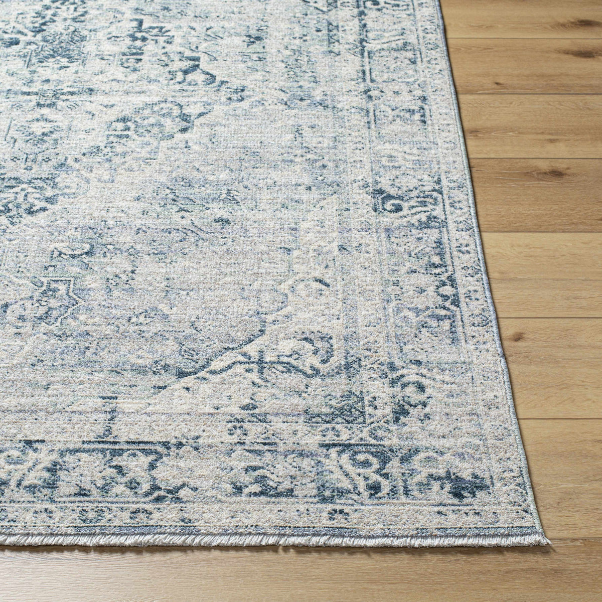 Jemma Blue Medallion Area Rug - Clearance