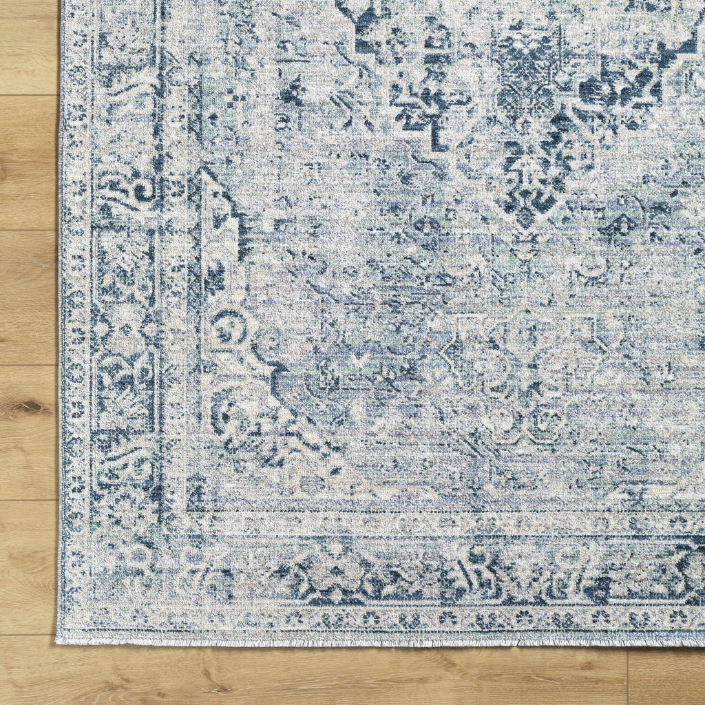 Jemma Blue Medallion Area Rug - Clearance