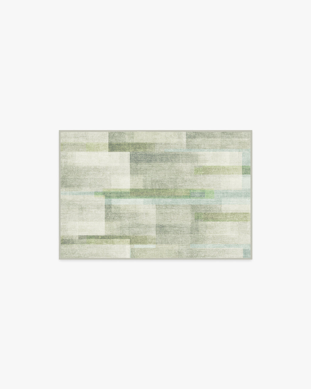 Solar Drift Silver Green Flatwoven Rug