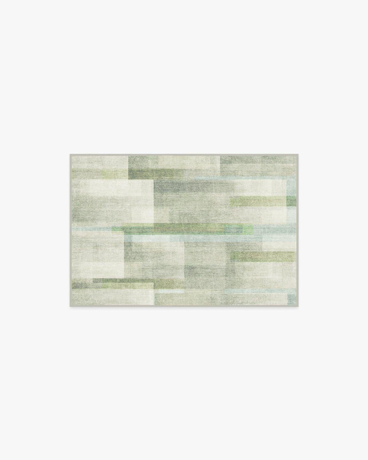Solar Drift Silver Green Flatwoven Rug
