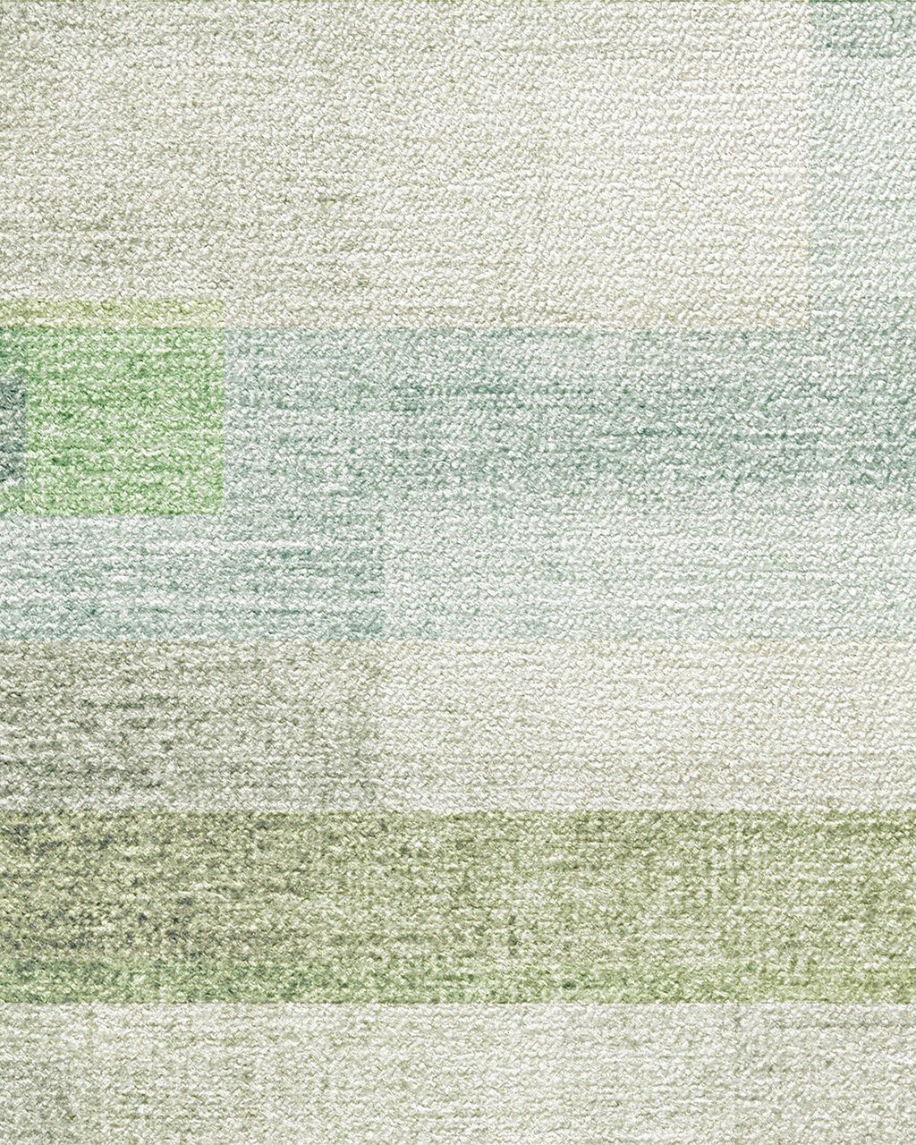 Solar Drift Silver Green Rug