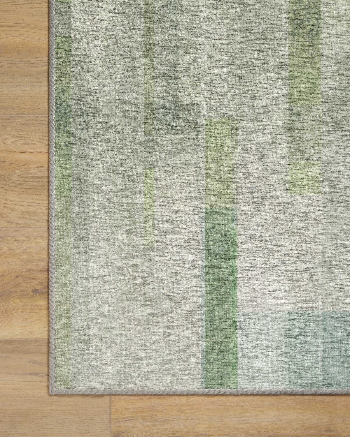 Solar Drift Silver Green Flatwoven Rug