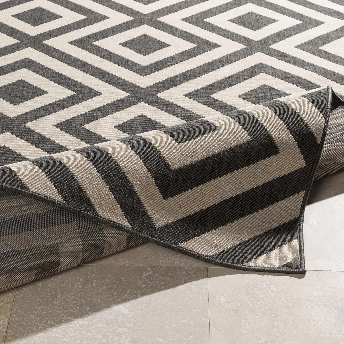 Spilsby Geometric Outdoor Rug - Clearance