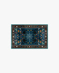 Spooky Purrsian Midnight Multicolor Flatwoven Rug