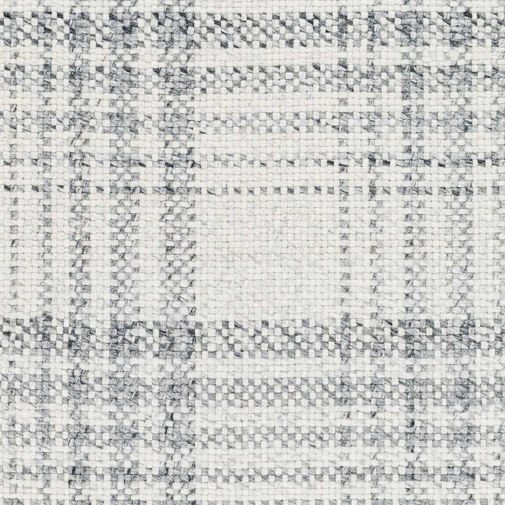 Inara Gray Plaid Area Rug - Clearance