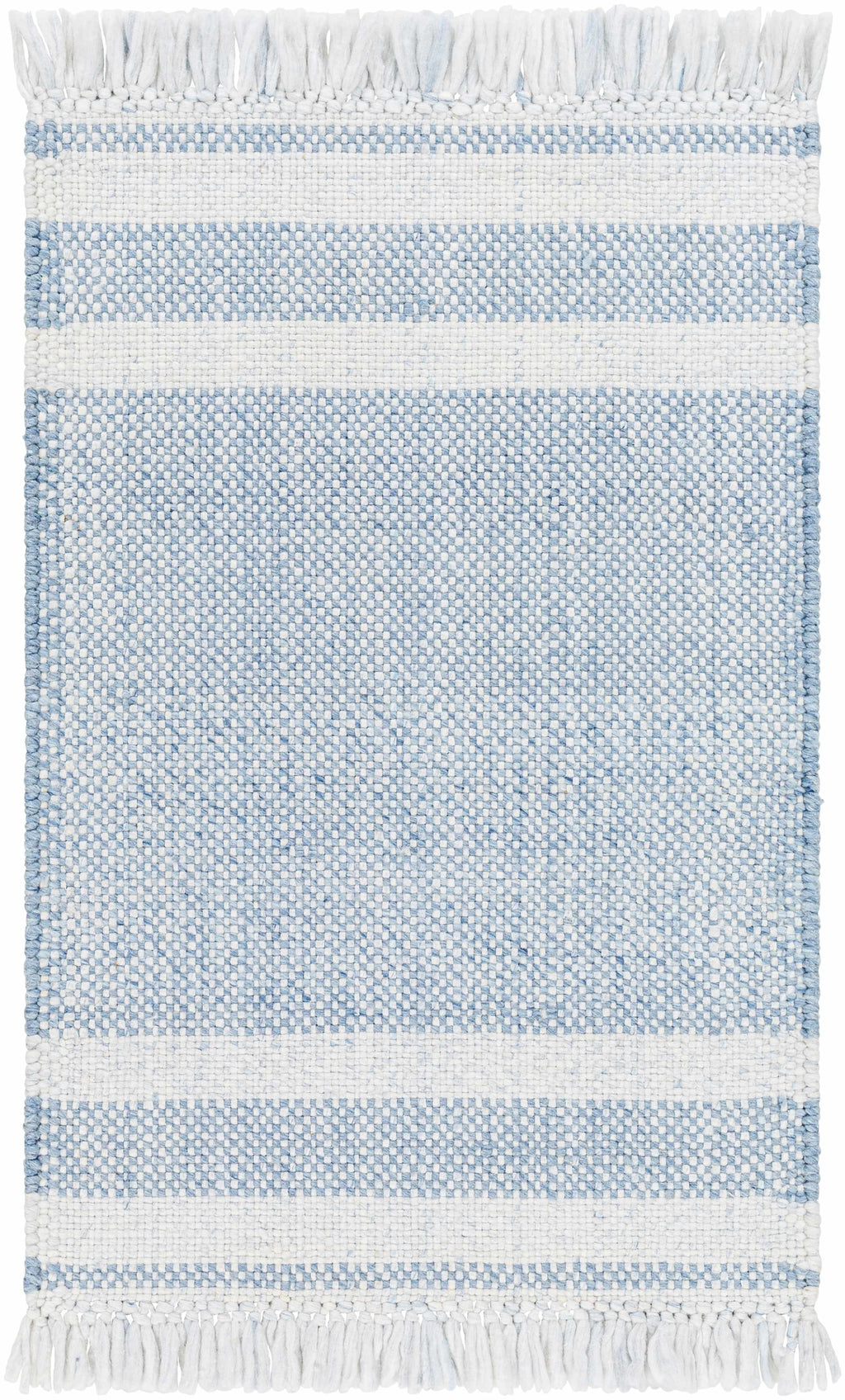 Loic Silver Blue Area Rug