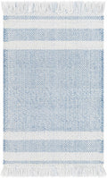 Loic Silver Blue Area Rug