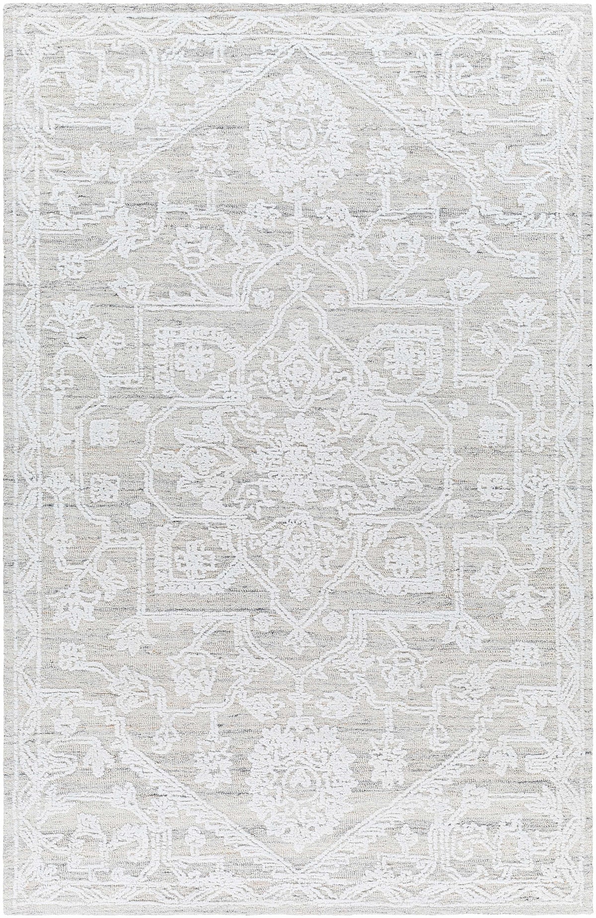 White Derya Area Rug