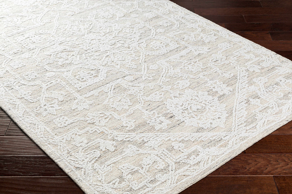 White Derya Area Rug