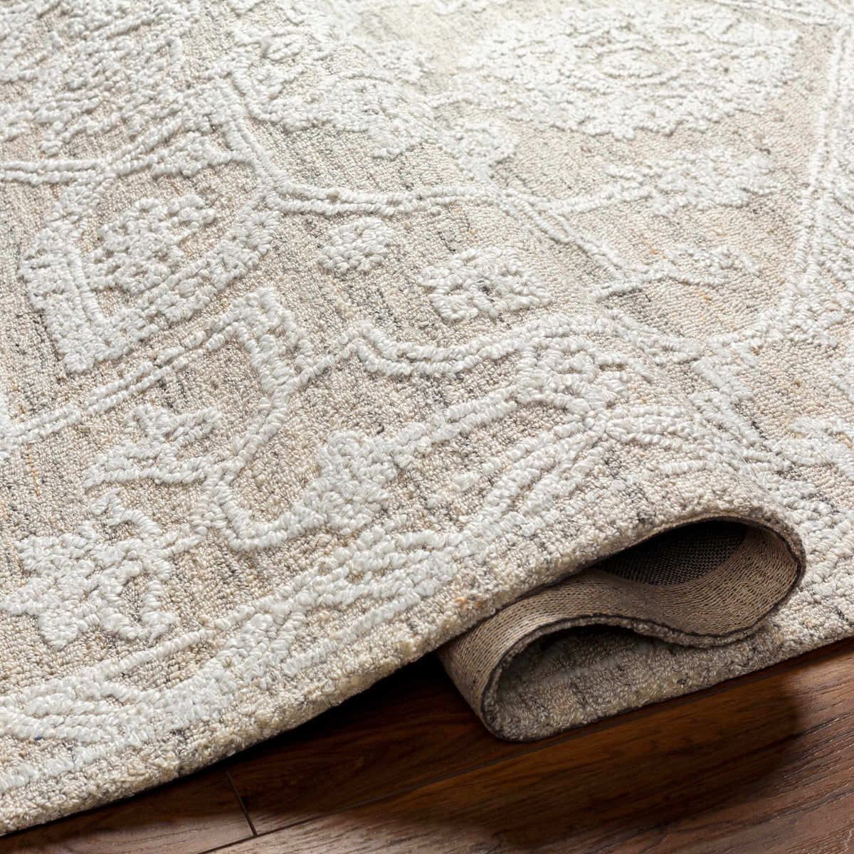 White Derya Area Rug