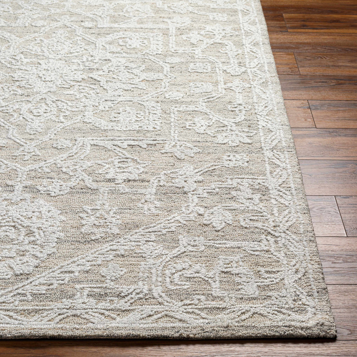White Derya Area Rug