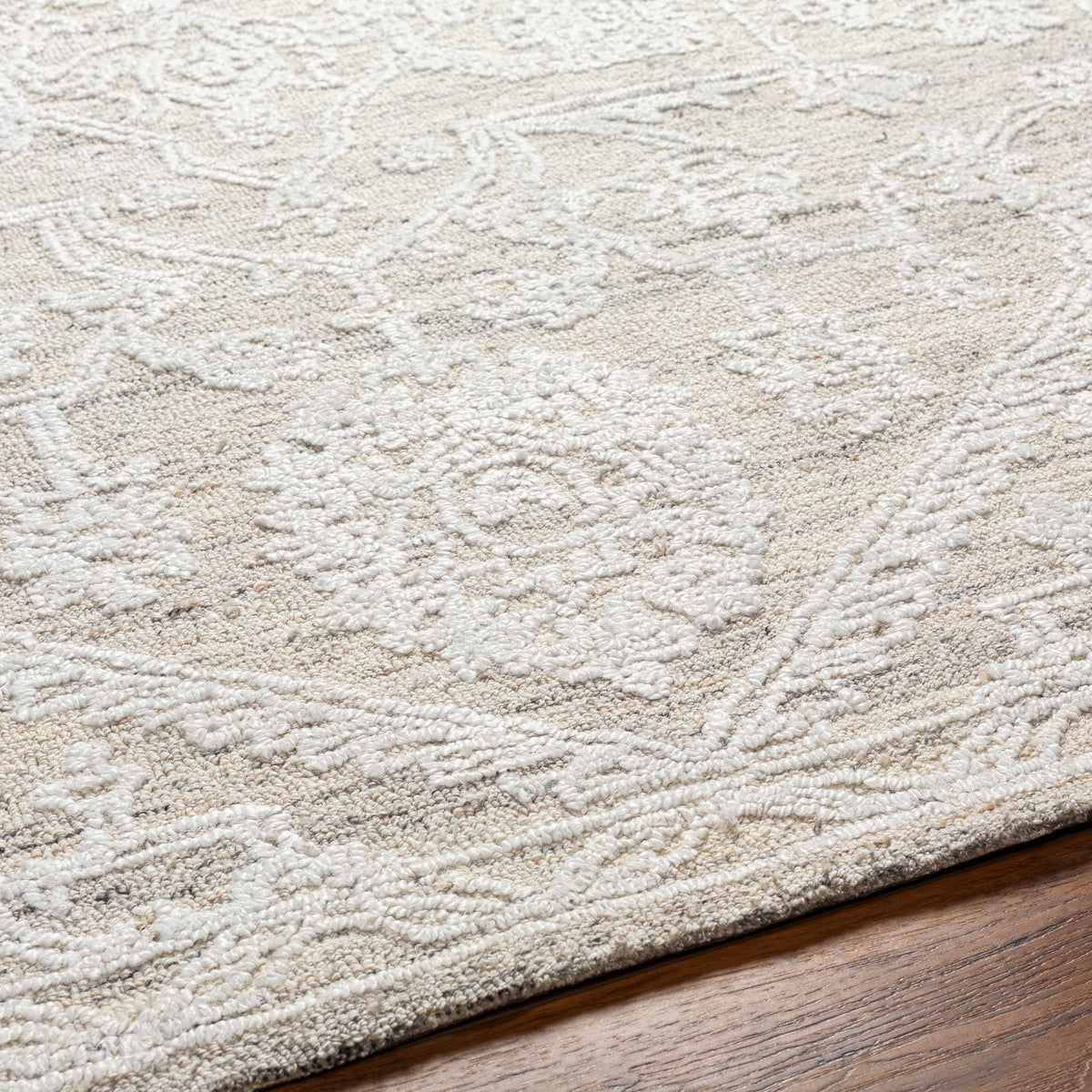 White Derya Area Rug