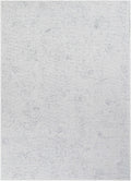 Isako Cream & Gray Solid Washable Area Rug - Clearance