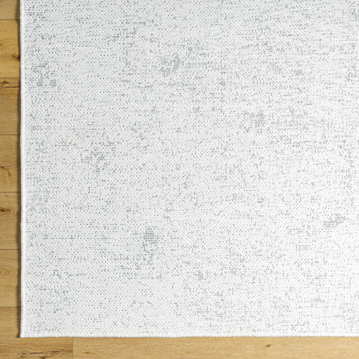 Isako Cream & Gray Solid Washable Area Rug - Clearance