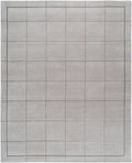 Siarl Gray Checkered Area Rug