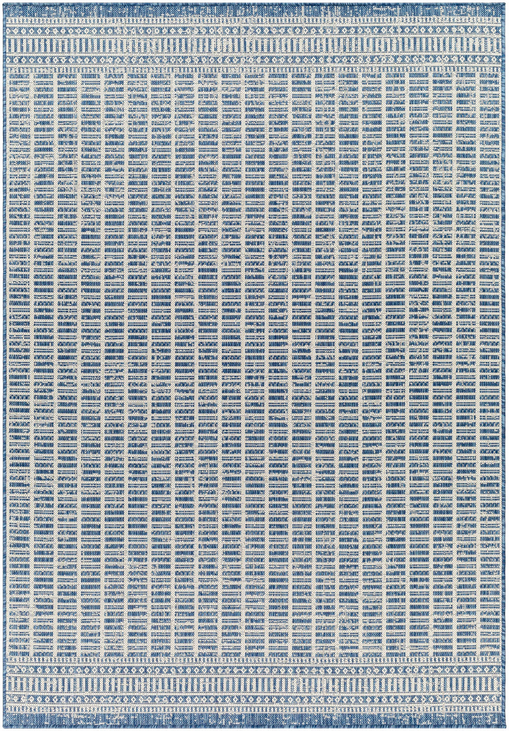 Amena Blue Outdoor Area Rug - Clearance