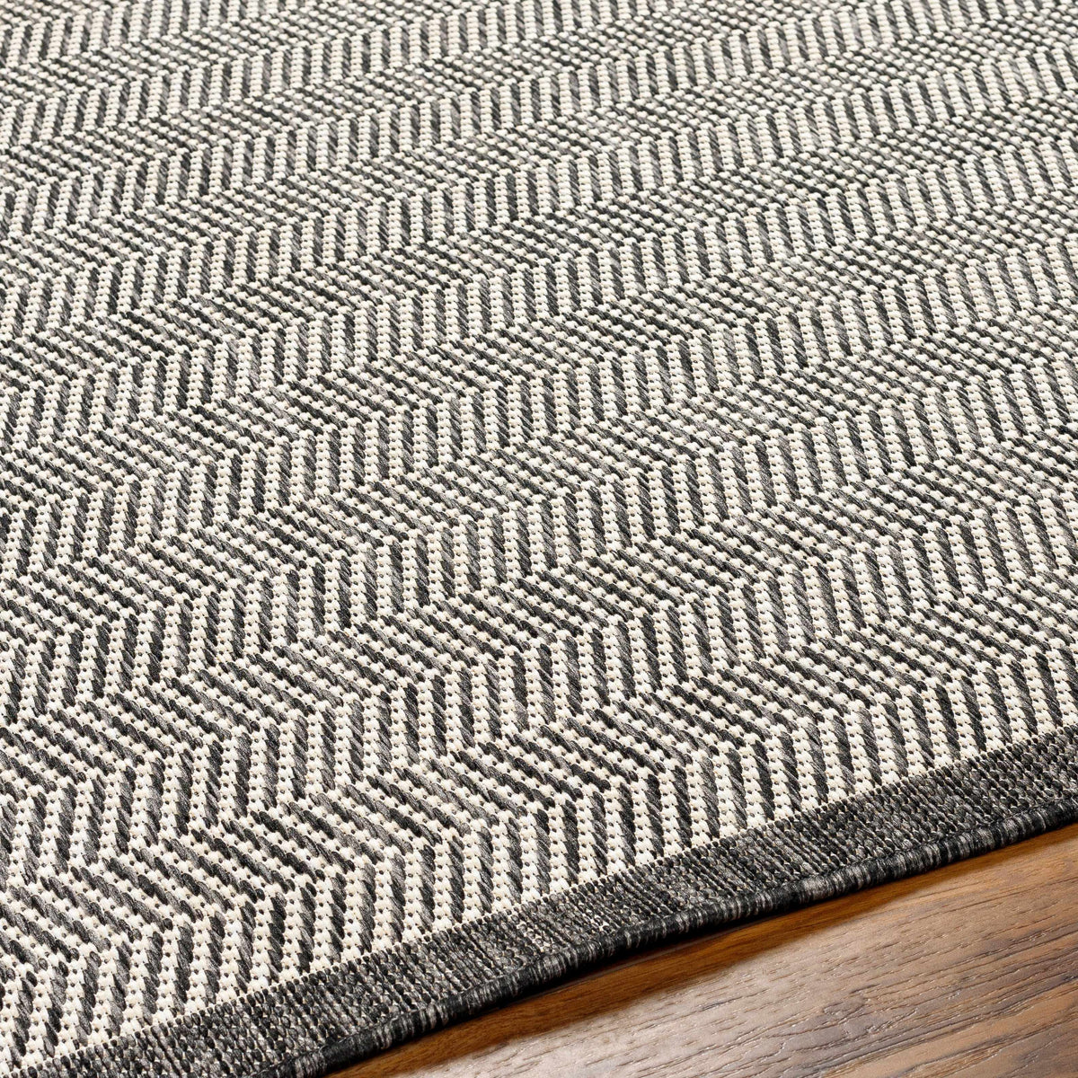 Genet Gray Outdoor Area Rug - Clearance