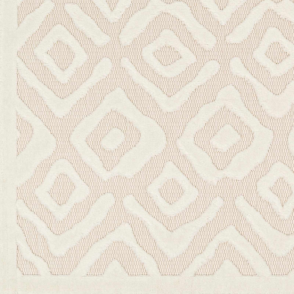 Burl Cream Outdoor Rug - Clearance