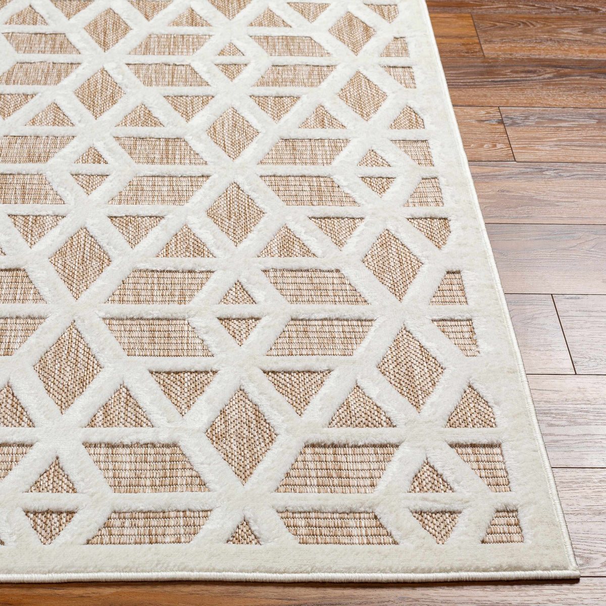 Nuri Tan Outdoor Rug - Clearance