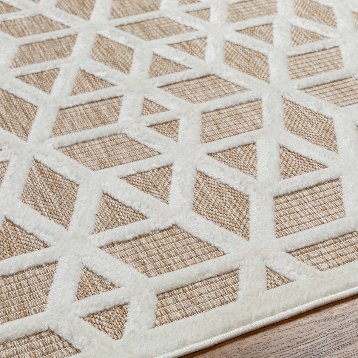 Nuri Tan Outdoor Rug - Clearance