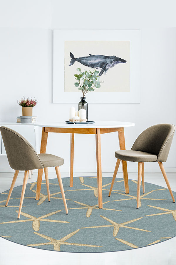 Starfish Pale Blue Rug